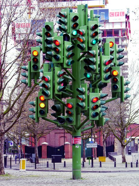 Traffic Light Tree, London, UK